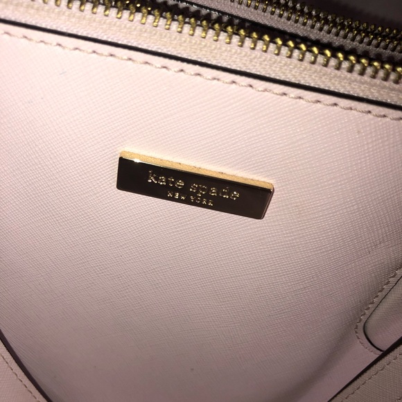 Kate spade light pink large purse w/ crossbody - Picture 5 of 7